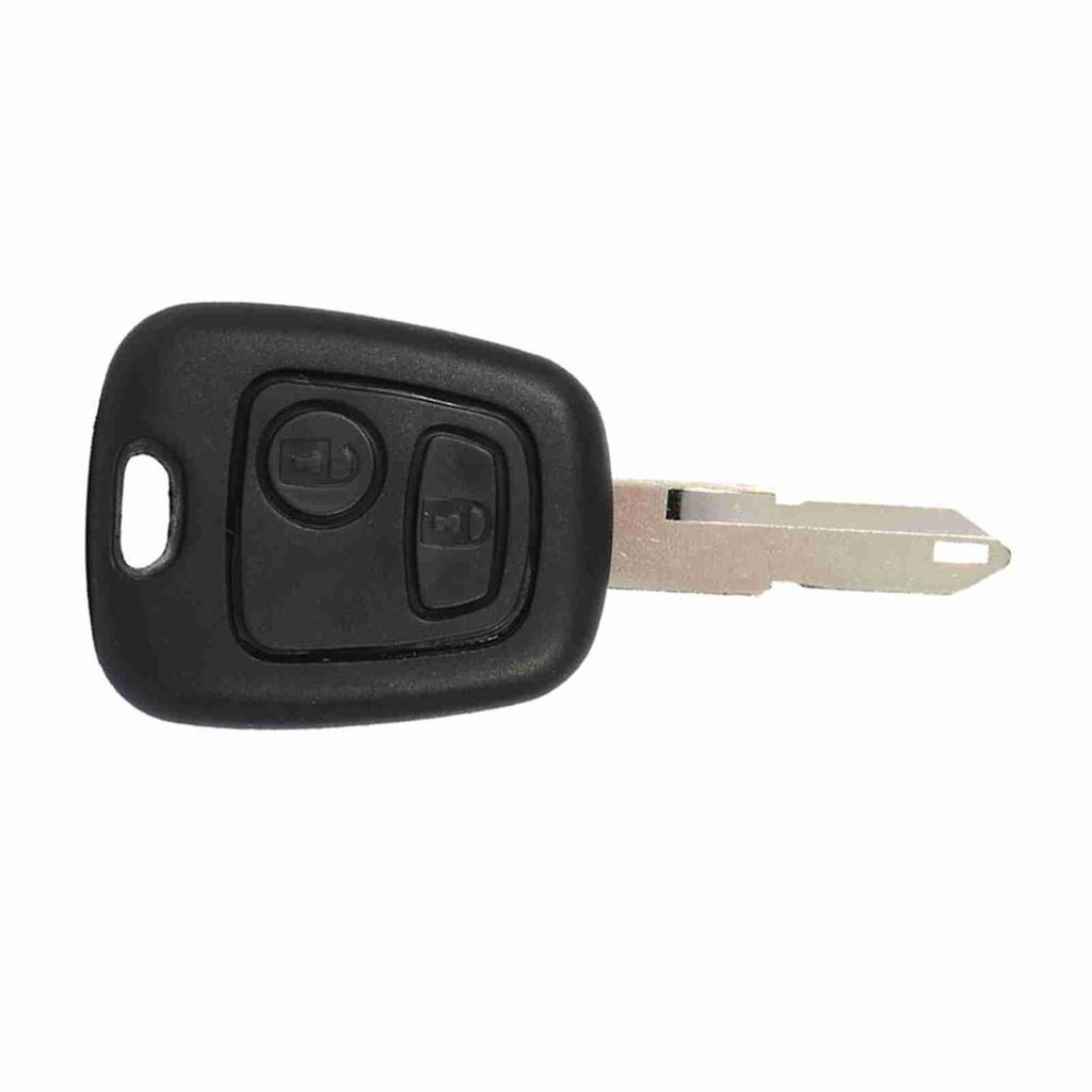 2 Tasten Unbearbeitete Leere Klinge Fernbedienung Auto Schlüssel   für   206