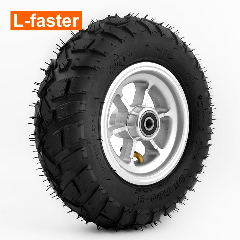 Electric Mountain Skateboard Kit Off Road Longboard Truck Mounting Longboard Components 9 Inch Wheels чёрный