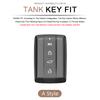 Zinc Alloy leather Car Key Case Cover Shell Fob for GWM Tank 300 500 Protective Remote Key Bag Keychain Car Interior Accessories