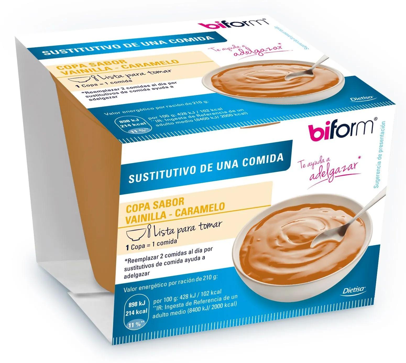 

Biform Copa Vainilla-Caramelo 210 Grs