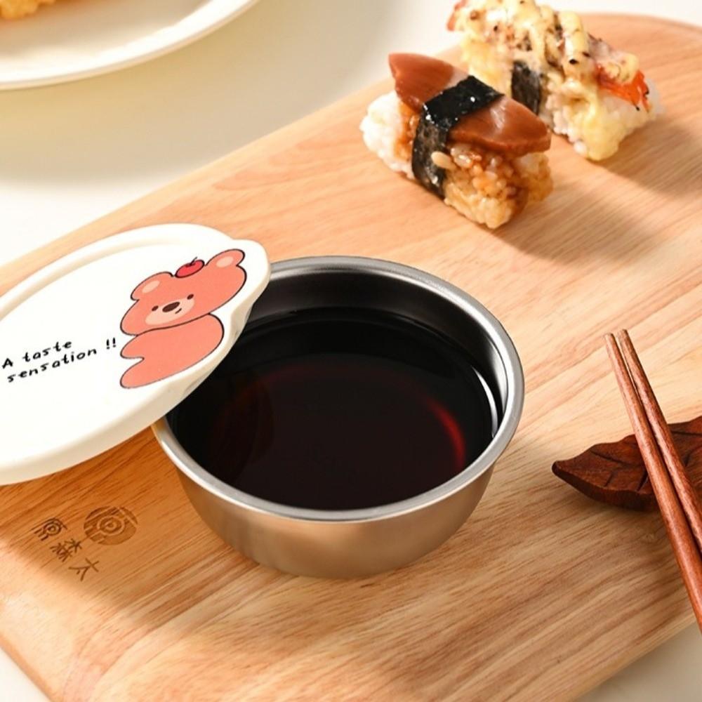 304 Stainless Steel Sauce Cup Easy Clean Dipping Dish New Storage Containers  Food Storage