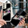 Phone case: 2D flat, suitable for Samsung Galaxy A34 A35 M05 M06 S20 S22 S21 FE Plus 5G, black background, perfect Christmas and Halloween holiday gif