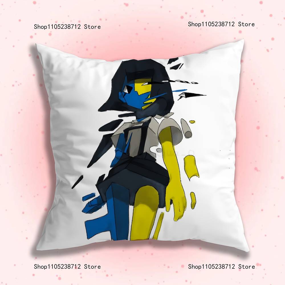 

E-Ena Graphic Aesthetic Rain Rock Pillowcase Pillowslip Cushion Plush Boys Girls Cartoon Kawaii Decoration Birthday Cute Gifts 12x12Inch