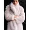 24 Fall and Winter New Women's Clothing Lapel Long Sleeves Mink-like Faux Fur Effect Coat Outwear 6318258