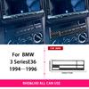 For BMW 3 Series E36 1994—1996 Car Accessories Carbon Fiber Center Volume Control Panel Interior Cover Trim Sticker Modification