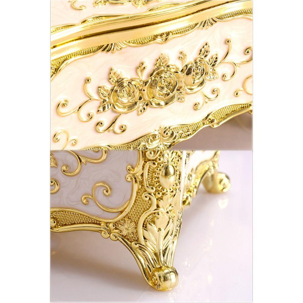 European Style Tissue Box Holder Light Luxury Tissue Dispenser Napkin Holder  Restaurants