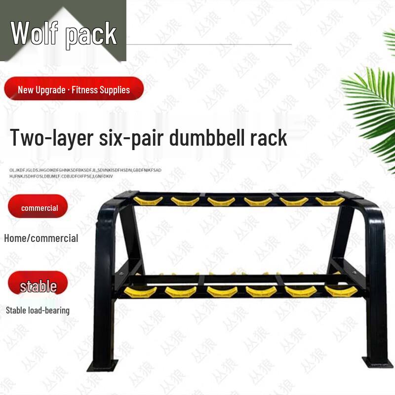 Conglang Double-Layer Dumbbell Storage Rack