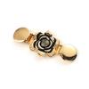 Retro Cardigan Clips Fasteners Flower Pattern Back Cinch Clips Sweater Shawl Dress Collar Brooch Clips for Women Girls Clothing