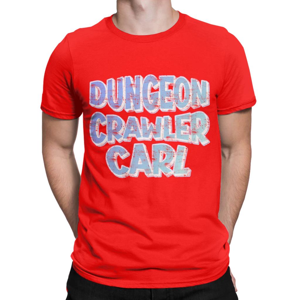 Dungeon Crawler Carl Blue Graphic Funny 100 Cotton TShirt Dungeon Crawler Carl Tops Tees For Unisex