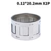 1 Rolle Lithium-Batterie-Nickelstreifen 1 Meter 0,15*20,2 mm 2P Vernickelter Stahlstreifen für 18650-Akkupack-Punktschweißen