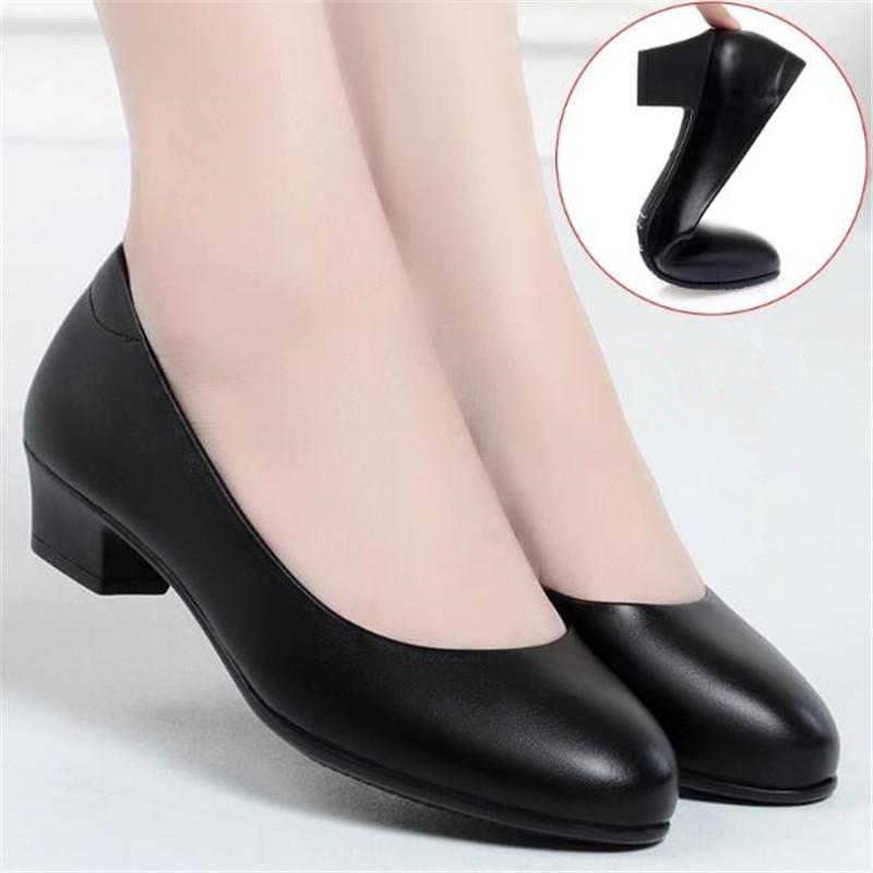 Fashion New Women's Pumps Soft Sole Comfortable Non-slip Women's Single Shoes Mother Shoes Fashion Woman Office Work Shoes