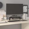 51723 vidaXL Corner Monitor Stand Black 49x28x10.5 Cm