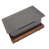 BBQ Cooking Stove Heat Resistant Wooden Insulation Support Hollow Air Intake Table Top Barbecue
