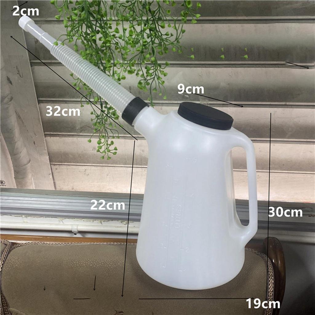 Engine Oil Dispenser Jug with Handle for Car And Motorcycle Use