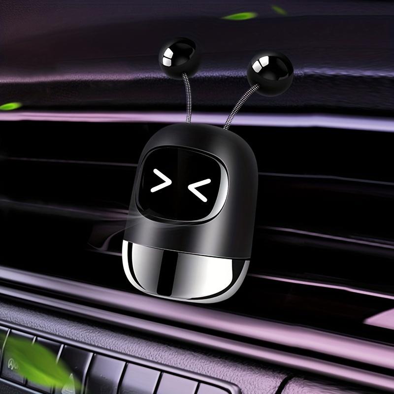 Cute Robot Car Aromatherapy Air Freshener-Fragrance Source with Balm/Tablet/Stick-Car Air Outlet Clip - Cartoon Robot Car Perfume Decoration Accessory