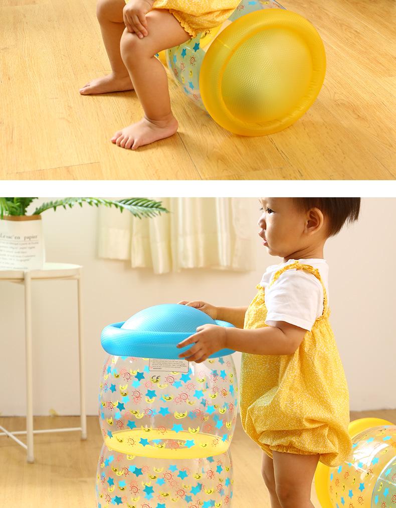 Colorful Transparent PVC Children's Inflatable Roller 2022
