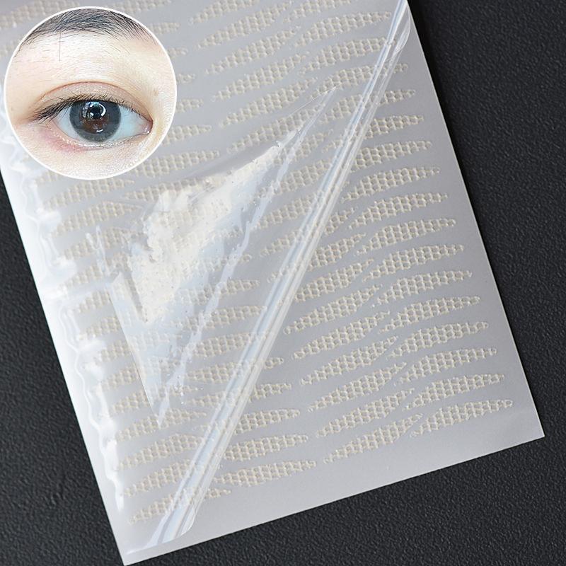1 Sheet Bevel Segmented Patches For Drooping Eyelids Tape Invisible Double Eyelids Stickers Invisible Fallen Eyelids