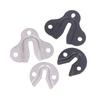 10 Pcs Plate Hangers Flush Mount Bracket Furniture Hooks Coat Picture Frame Shelf Iron Stands Invisible Wall Hanging Plate