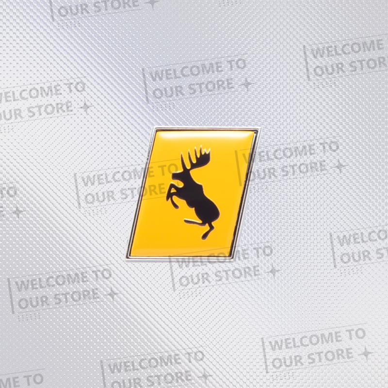 Car Sticker Elk Moose Test Elk R Design Sweden Flag 3D Metal Logo Badge Decal Rear Trunk Emblem For Volvo V40 XC40 XC60 XC90 V60