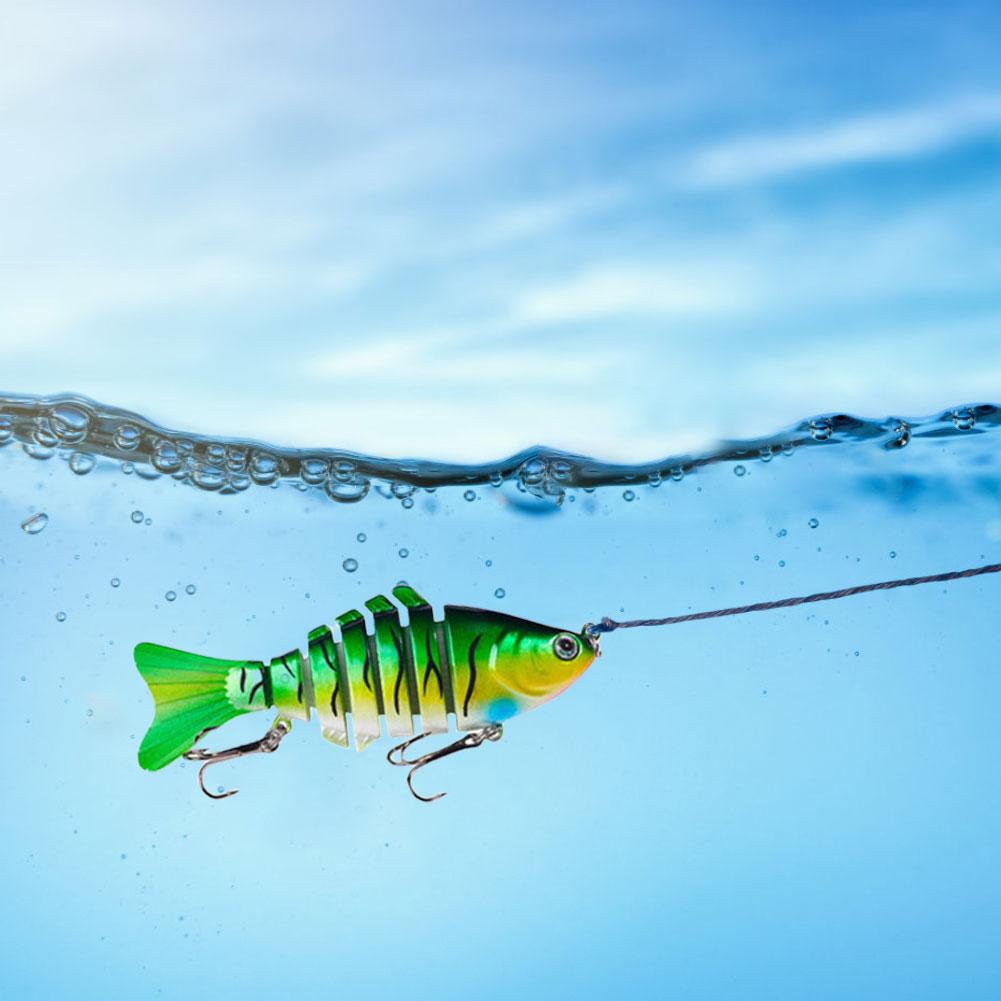 5Pcs Sinking Wobblers Fishing Lures Lifelike Multi Jointed Swimbait Artificial Bait Pike Carp Fishing Tools