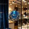 3D Sea Animal LED Lights Ocean Christmas Ball Ornament, Clear Acrylic Life Light-Up Miniature Creatures Decorations Hanging Decoration for Xmas Tree,