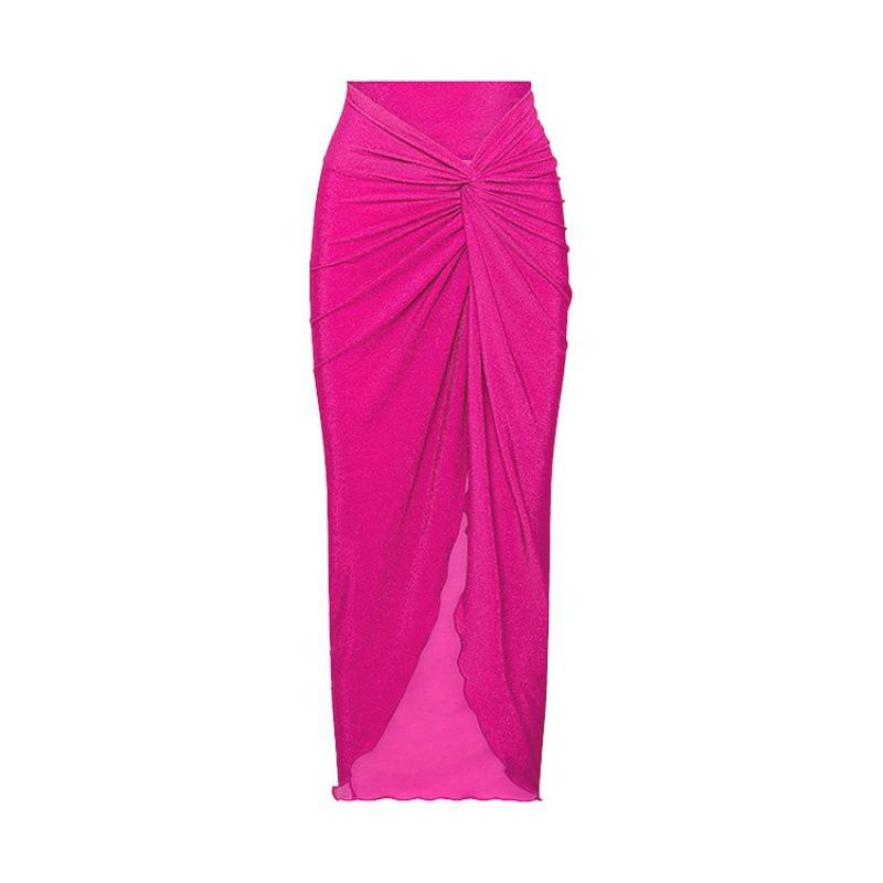 Foreign trade swimsuit fluorescent mesh fishbone backless long-sleeved one-piece swimsuit suit women one size fits all