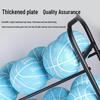 4-Tier Thickened Stainless Steel Sports Ball Storage Cart