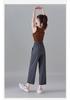 Elastic and comfortable sports casual pants for women in summer 2025, thin, fashionable, loose, versatile, slimming straight leg pants