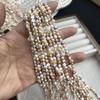 1Strand Natural Multi-color Baroque Freshwater Pearl Strand 36cm 4-5mm Irregular Loose Pearls for DIY Jewelry Making Bracelet Necklace Crafts Supplies