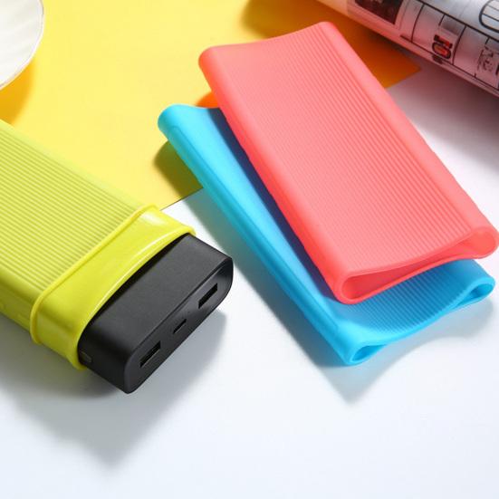 Full Protective Case Silicone Power Bank Anti-slip Protective Protective Cover for Xiaomi Portable