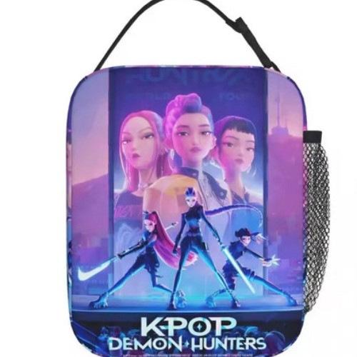 Temporada Escolar Animación de Dibujos Animados Bolsa de Almuerzo Niños Estampado Completo Bolsa Térmica Digital 3D Bolsa Portátil para Picnic al Aire Libre