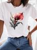 (Asian Size) Tee Top 90s sweet plant trend T Shirt Woman Print Fashion Female Short Sleeve Women Clothing Graphic T-shirts