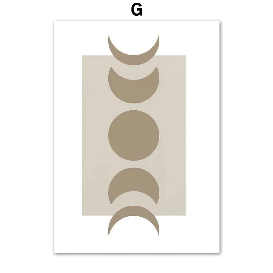 Abstract Beige Minimal Boho Lines Vase Picasso Wall Art  Posters And Prints Wall Canvas PaintingPictures For Living Room Decor