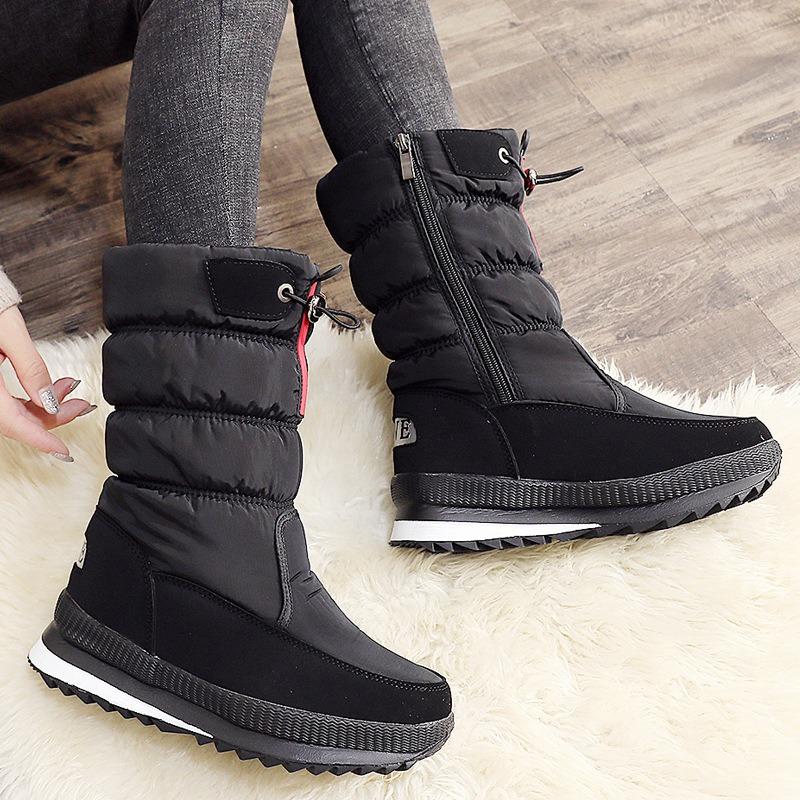 A women's shoe winter velvet thickened cotton shoes women's snow boots warm shoes