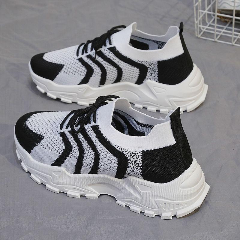 Stylish Mesh Platform Sneakers for Women - Breathable, Lightweight, Comfortable, Colorblock Low-top Design, Perfect for Outdoor
