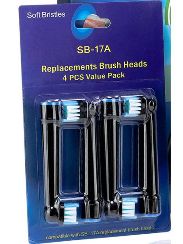 Rechargeable Couple's Electric Toothbrush with Soft Bristle Round Head & Rotating Action