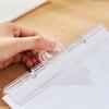 1PC Transparent Clip Stationery Folder Paper Folder Blackboard Book Clip A4 White Board Magnetic Clip