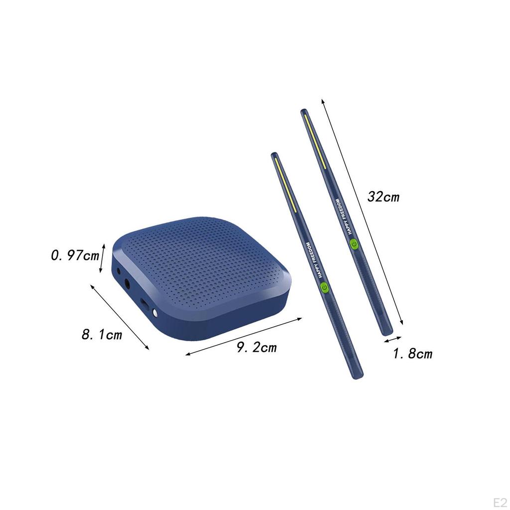 with Drumsticks, Electric Set, Somatosensory Drum Kits, Electronic Portable Set