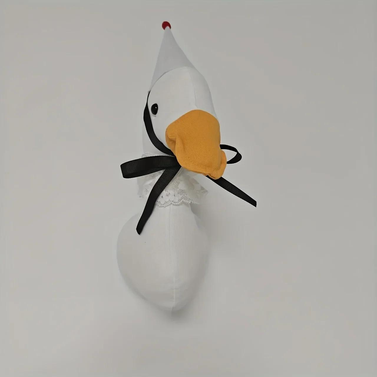 Nordic Style Duck Animal Head Wall Pendant Ornament Birthday Party Decoration Props Home Indoor Wall Hanging Decor Supplies белый