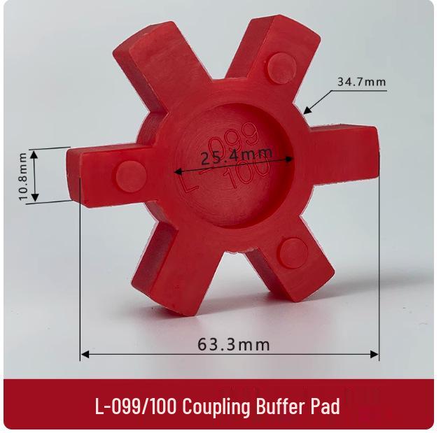 L-Shaped Hexagonal Rubber Shock Absorber Pad