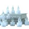 1/12PCS LED Candle Lights Flameless Battery Electronic Acrylic Lamp Crystal Wishing Tealight Warm Wedding Birthday Party Decor