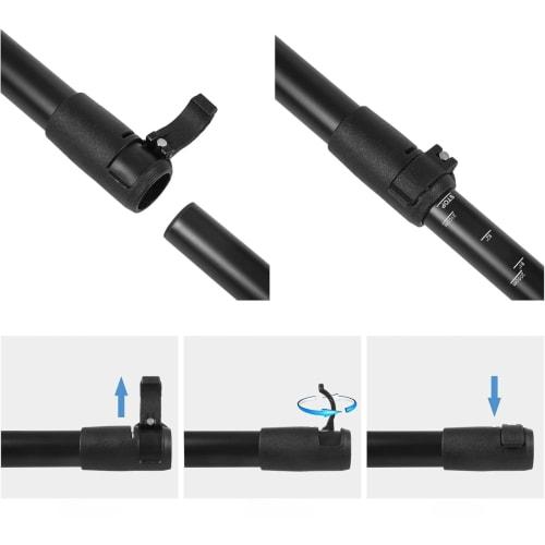 SUP Stand-Up Paddle, 3-Piece Separable Paddle for Kayaks, Canoes, and Surfboards, Stretchable, Comfortable, Ultra-Lightweight, Durable, and Detachable