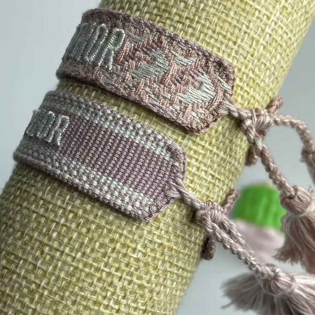 Friendship Letter Bracelet - Hand-Woven Ethnic Style with Polyester Tassels