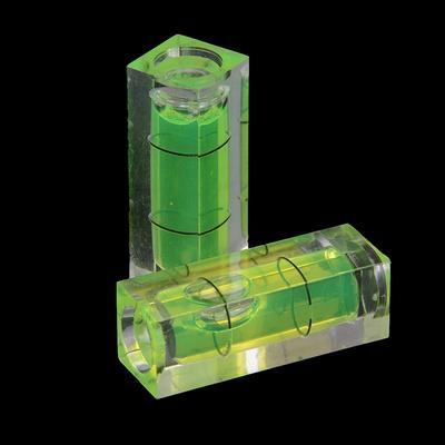 Outil de détection de mesure de bulle de niveau de cube rectangulaire 2 pièces