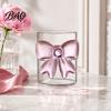 Hot And Cold Resistant Cup Bow Glass Cup, Breakfast Milk Coffee Mug, 300ml Whiskey Tumbler for Home Bar Glassware Juice, Heat Tea Decor Gift