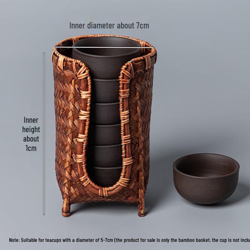 Handwoven Bamboo Storage Basket Set