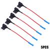 10/5pcs 12V MINI SMALL MEDIUM Size Car Fuse Holder Add-a-circuit TAP Adapter Micro Mini Standard ATM Blade Fuse for Cars Vans