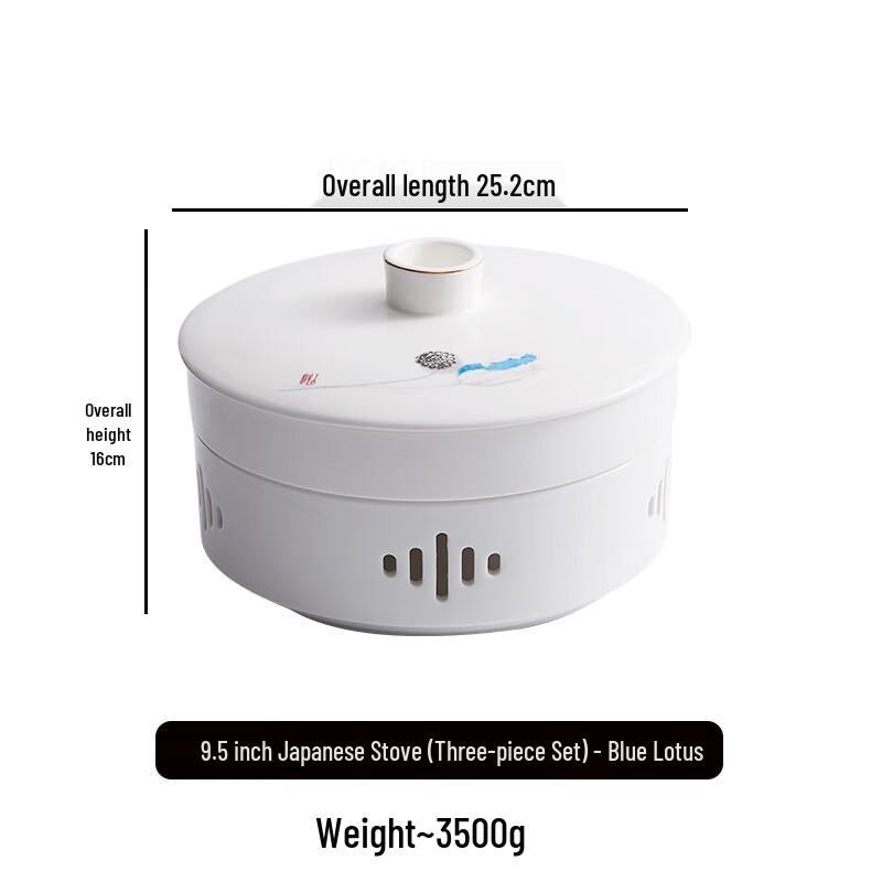 Nordic Ceramic Candle Heated Serving Dish