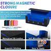 Card Storage Box For Trading Cards PU Card Deck Case Card Deck Storage Box Magnetic Closure Card Holder For Magnetic Game Cards