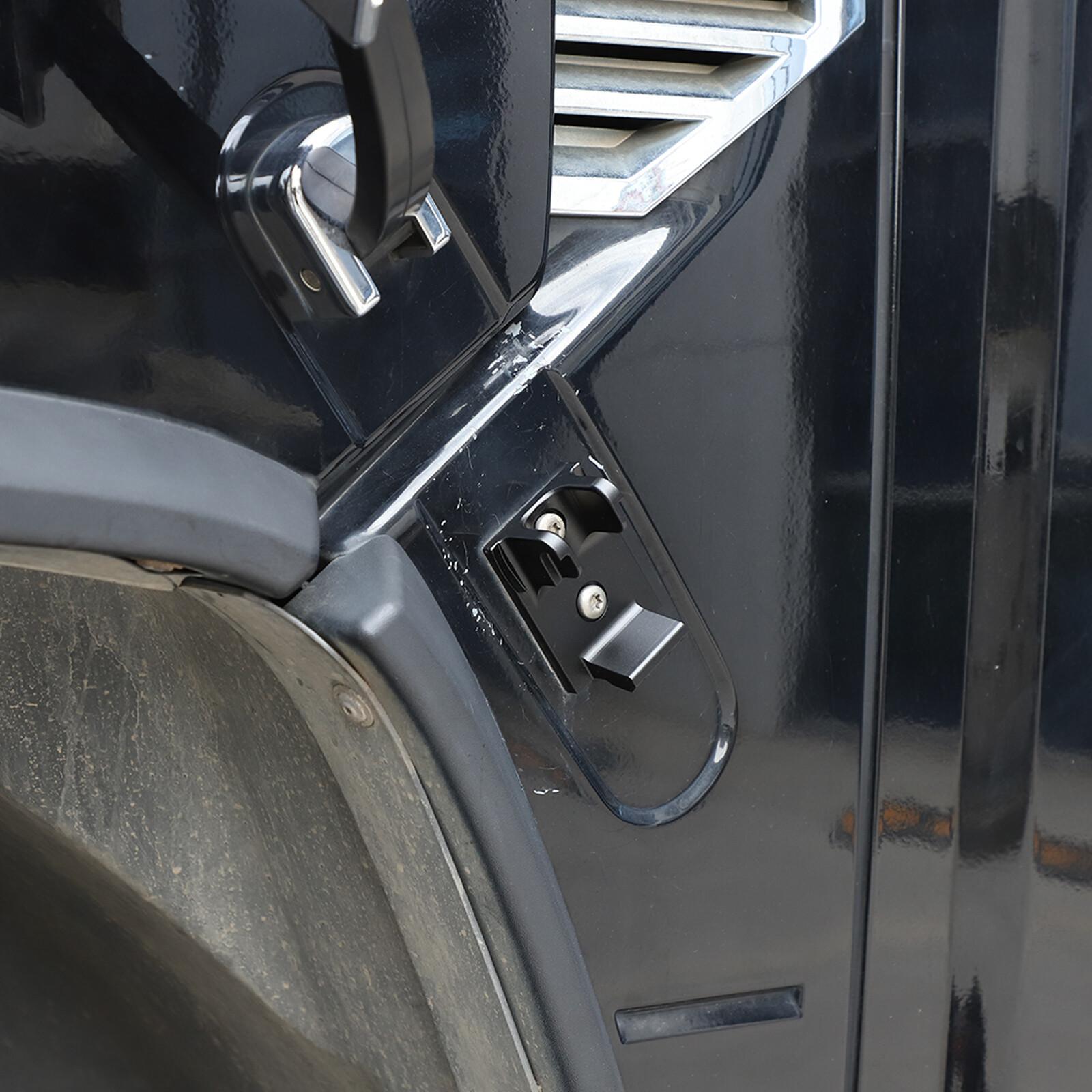 Black Front Left & Right Side Hood Latch For Hummer H2 2003-2009